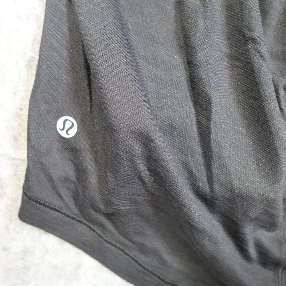Lululemon Top Womens M/L? Crew Neck Long Sleeve Black Reversible Long Sleeve - Picture 8 of 9